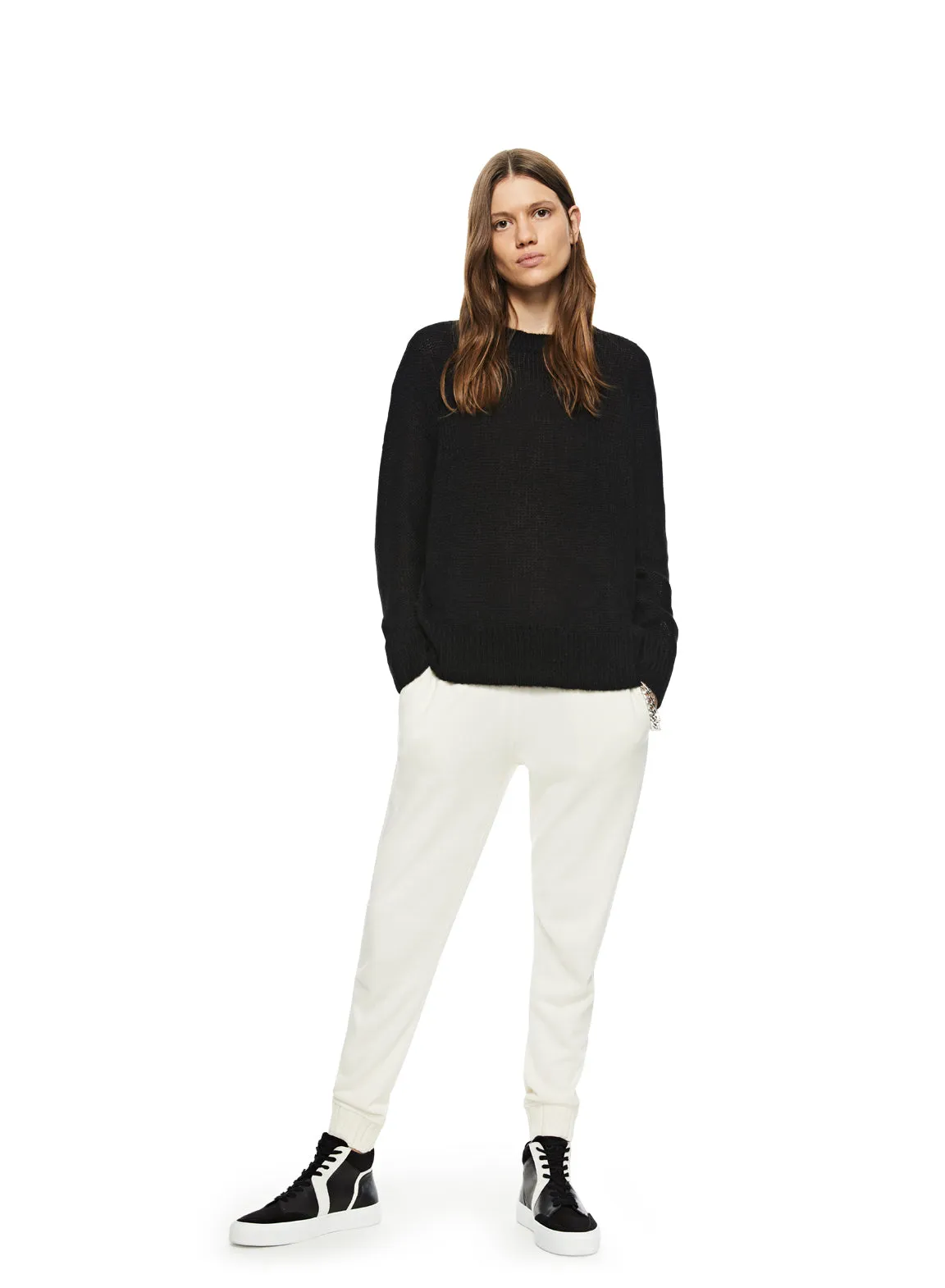 Alpaca Blend Sweater (Black)