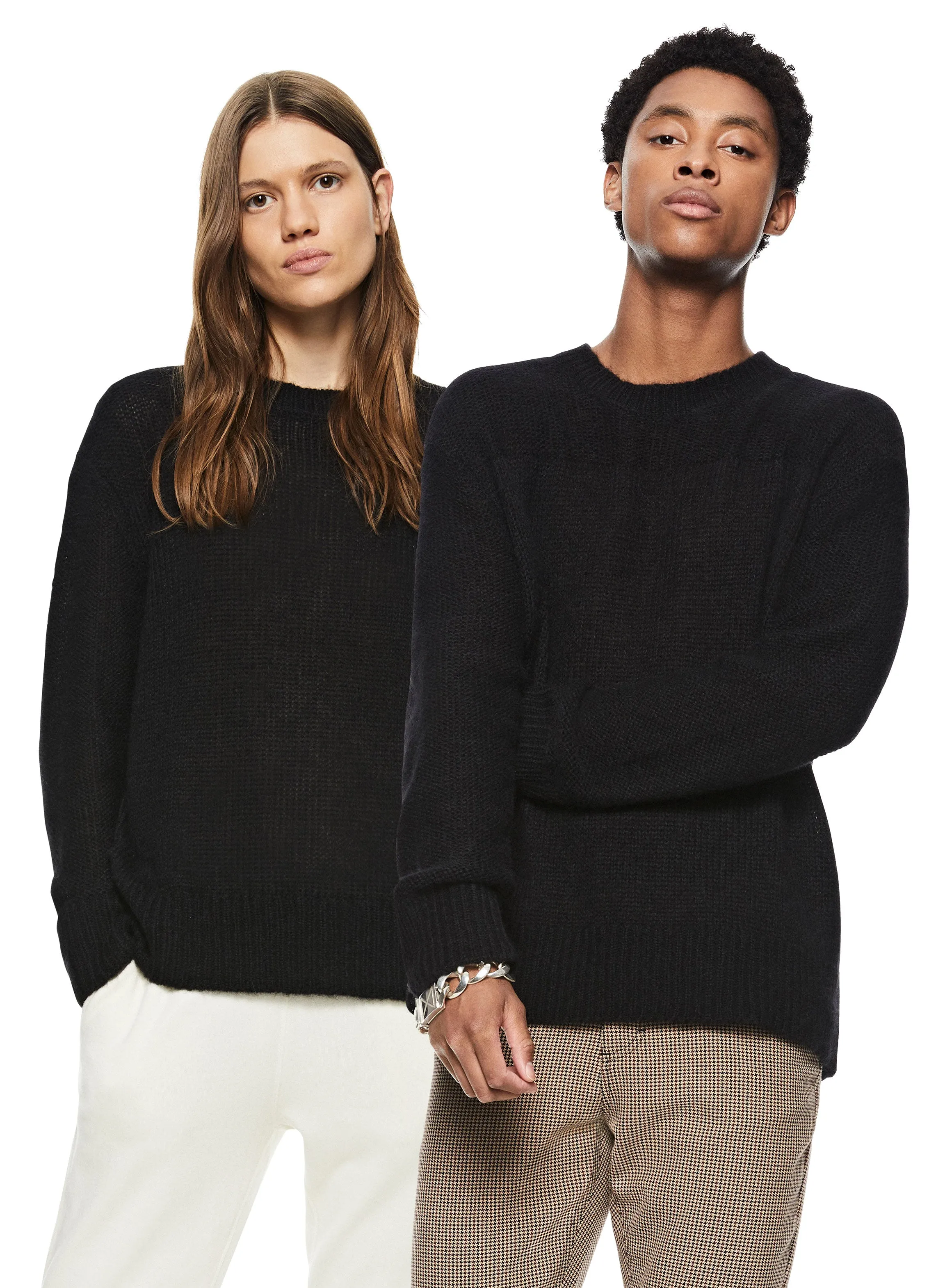 Alpaca Blend Sweater (Black)