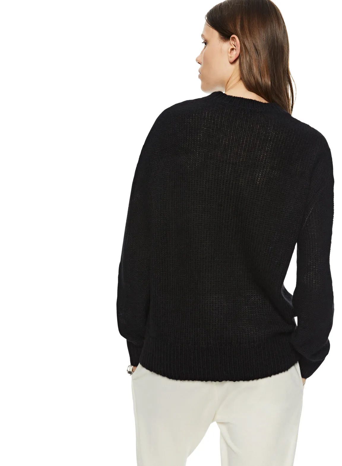 Alpaca Blend Sweater (Black)