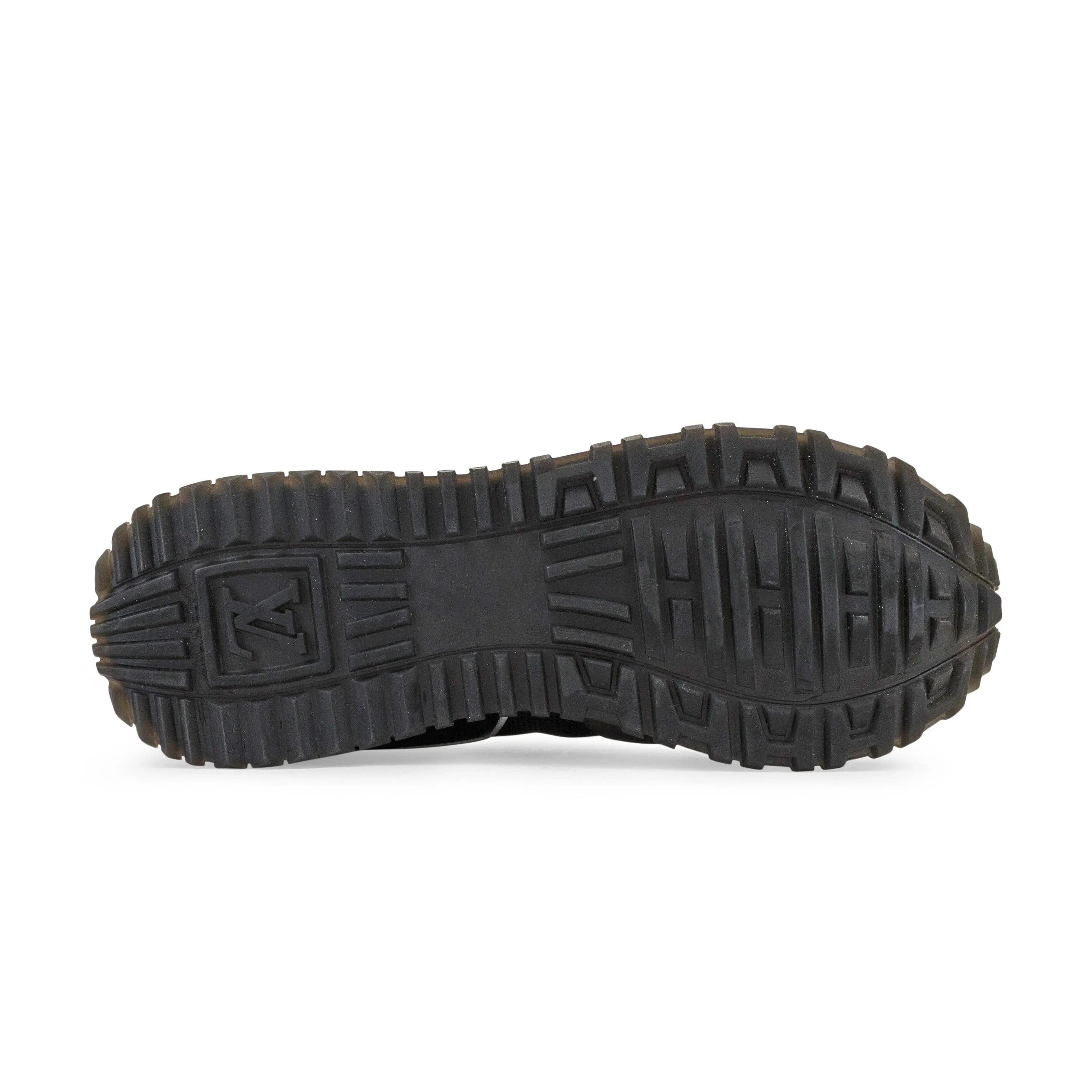 Black, Green And Pink Run Away Sneakers