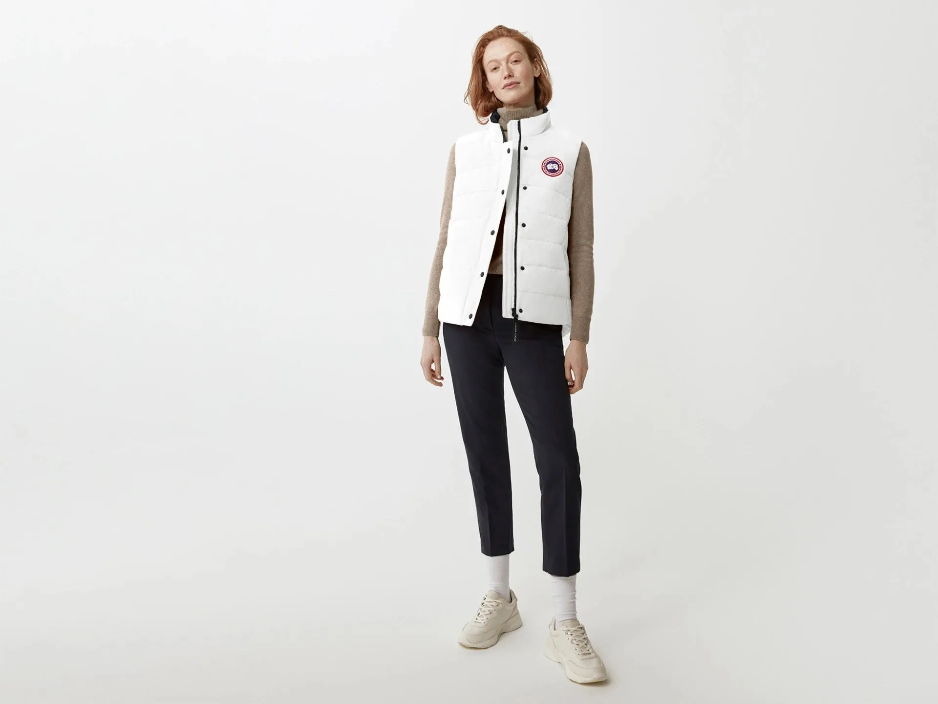 CANADA GOOSE FREESTYLE LOGO PATCH PADDED VEST