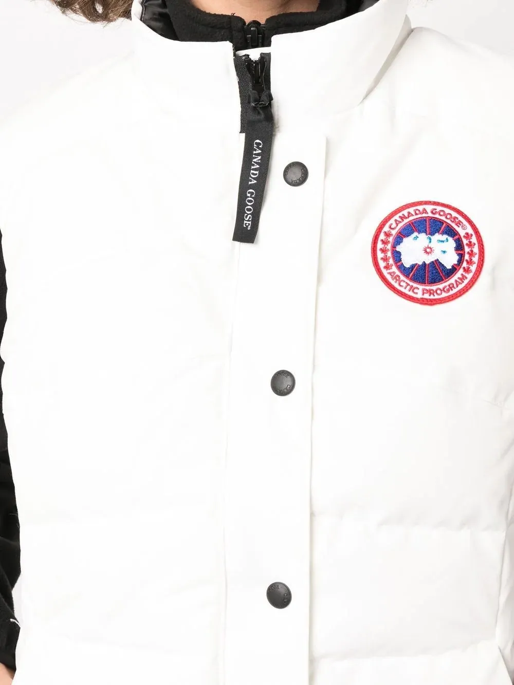 CANADA GOOSE FREESTYLE LOGO PATCH PADDED VEST