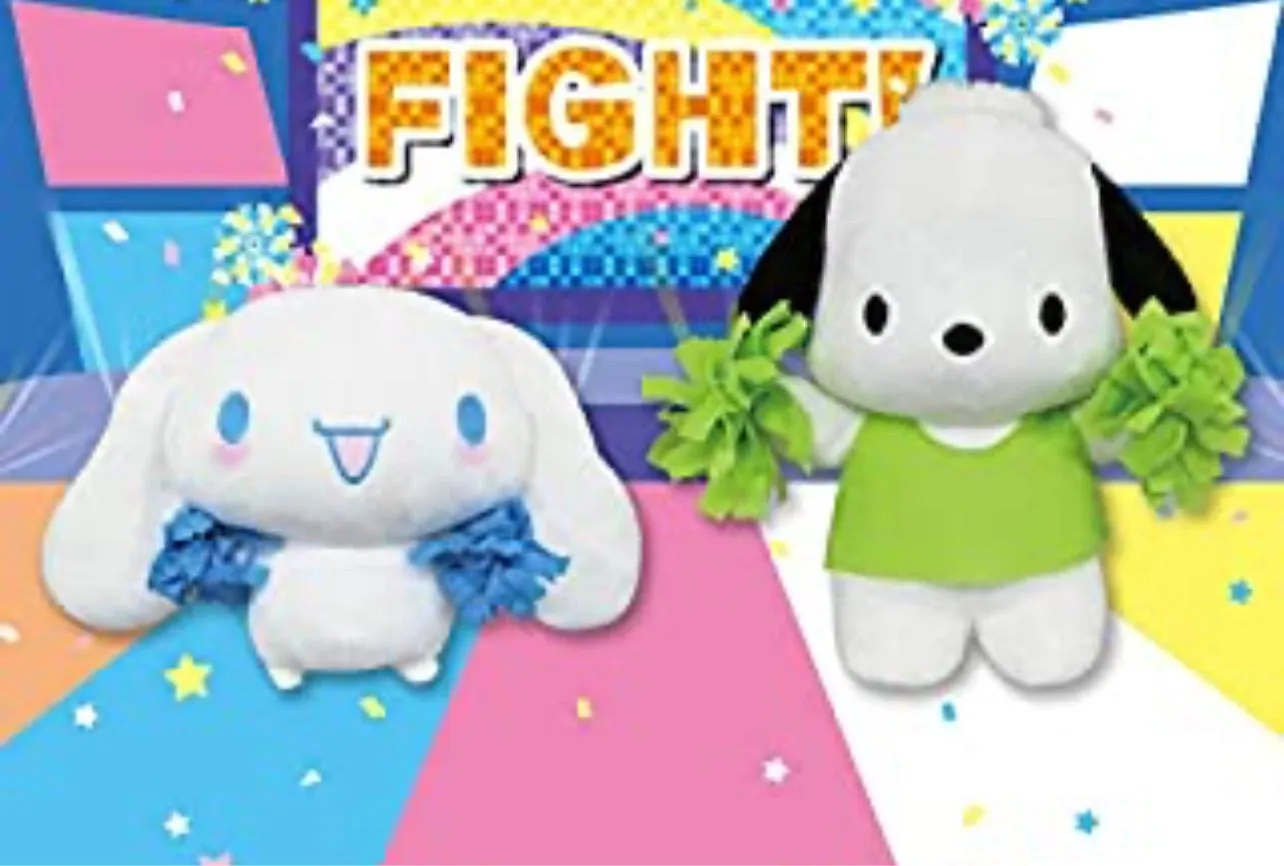 Cinnamoroll / Pochacco Cheerleader Support Plush Japan