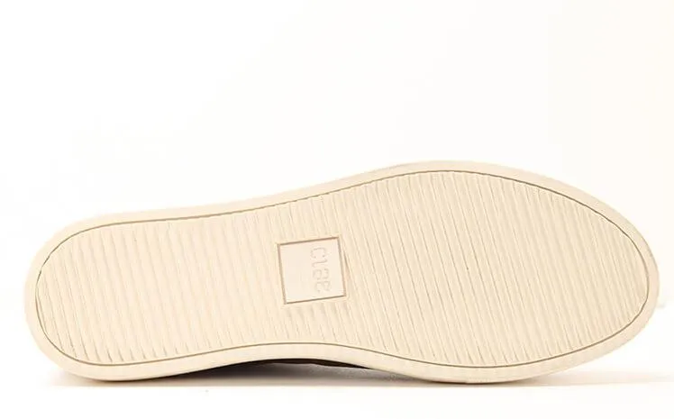 CLAE Bradley Mid Cocoa Oiled Leather Sneakers