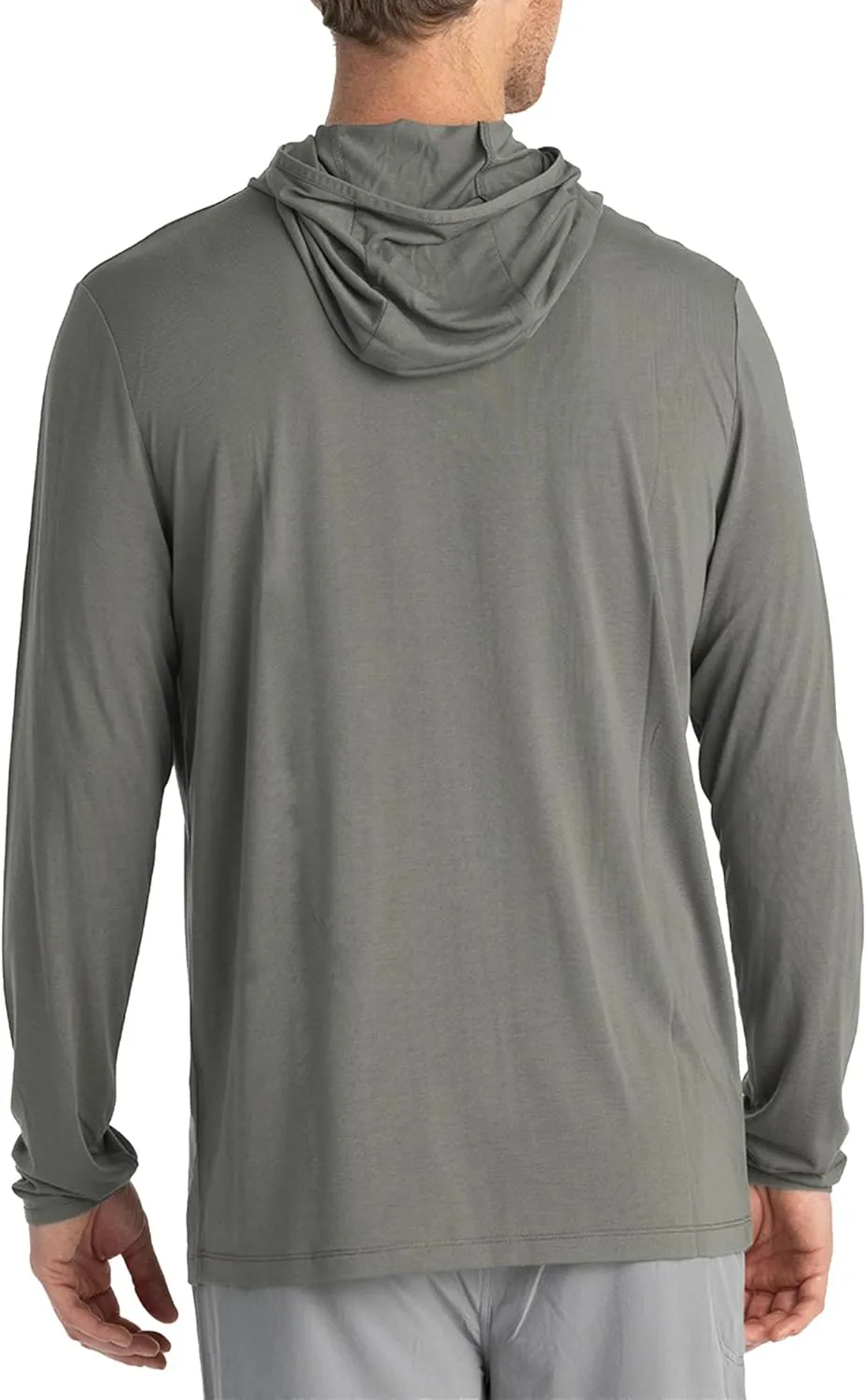 Free Fly Men's Lightweight Hoodie - UPF 20  Sun Protection Moisture Wicking, Breathable Bamboo Viscose Outdoor Shirt for Men