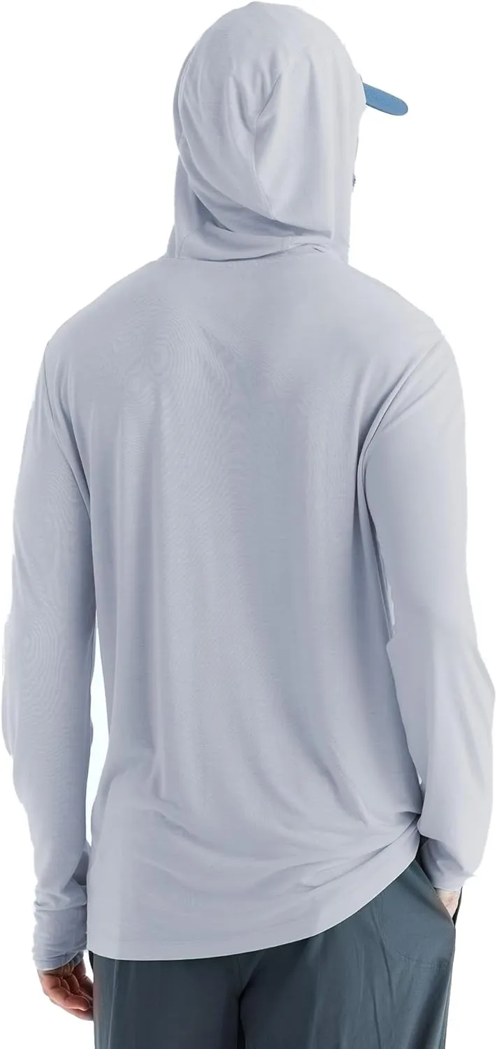 Free Fly Men's Lightweight Hoodie - UPF 20  Sun Protection Moisture Wicking, Breathable Bamboo Viscose Outdoor Shirt for Men
