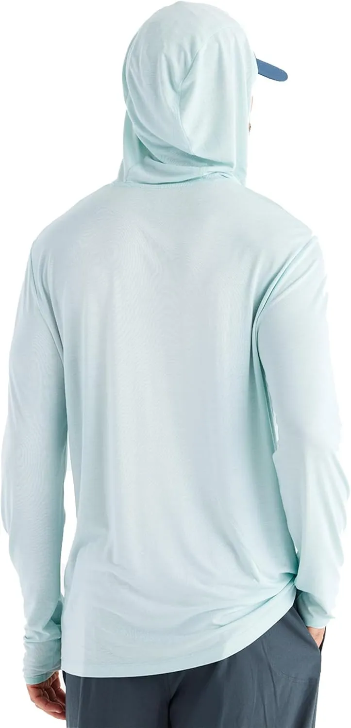 Free Fly Men's Lightweight Hoodie - UPF 20  Sun Protection Moisture Wicking, Breathable Bamboo Viscose Outdoor Shirt for Men