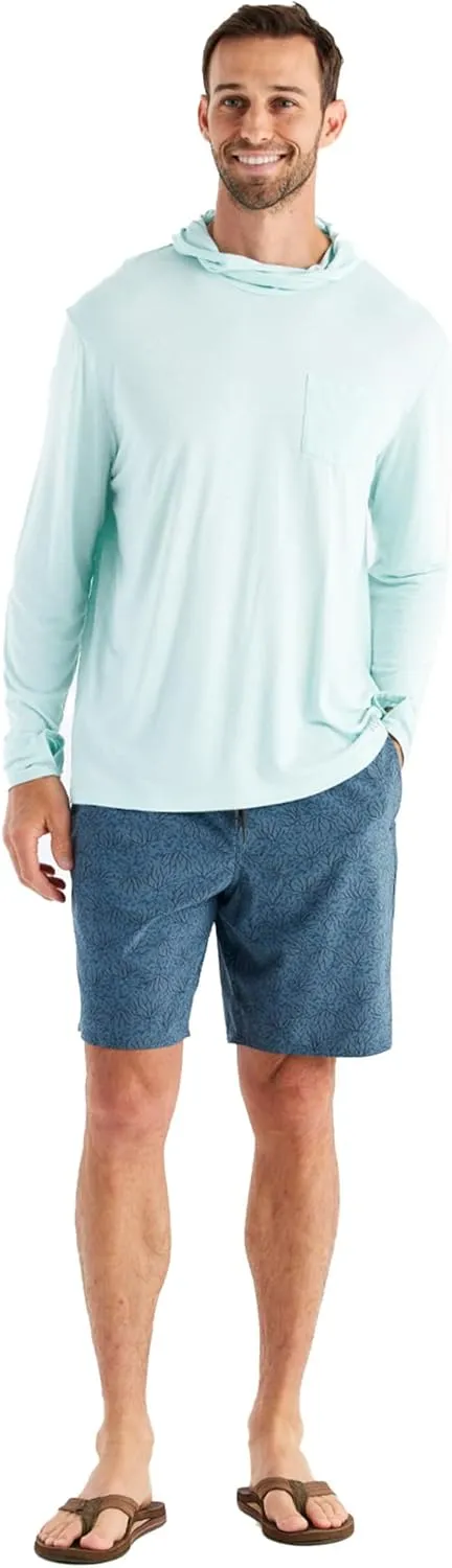 Free Fly Men's Lightweight Hoodie - UPF 20  Sun Protection Moisture Wicking, Breathable Bamboo Viscose Outdoor Shirt for Men