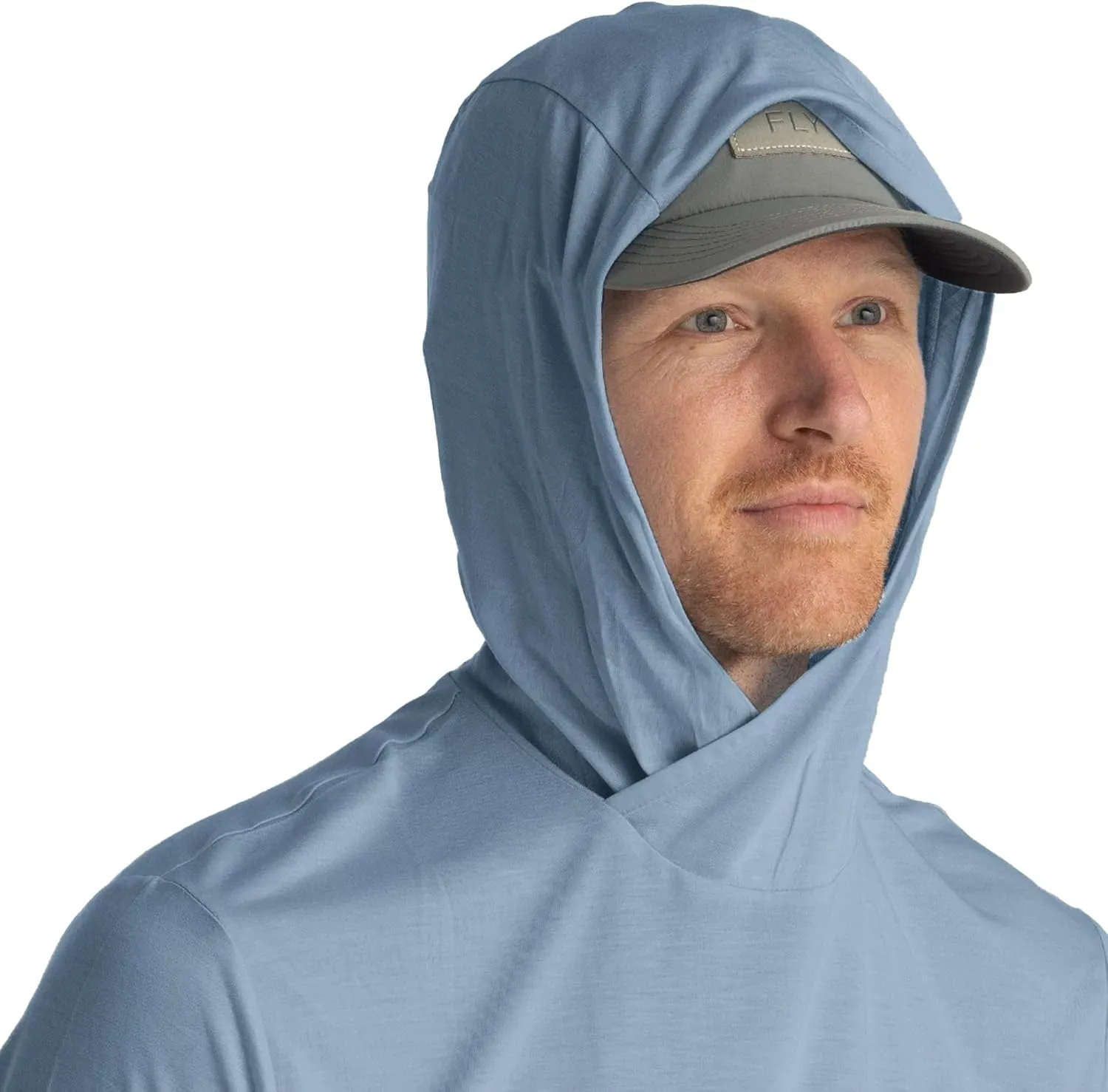 Free Fly Men's Lightweight Hoodie - UPF 20  Sun Protection Moisture Wicking, Breathable Bamboo Viscose Outdoor Shirt for Men