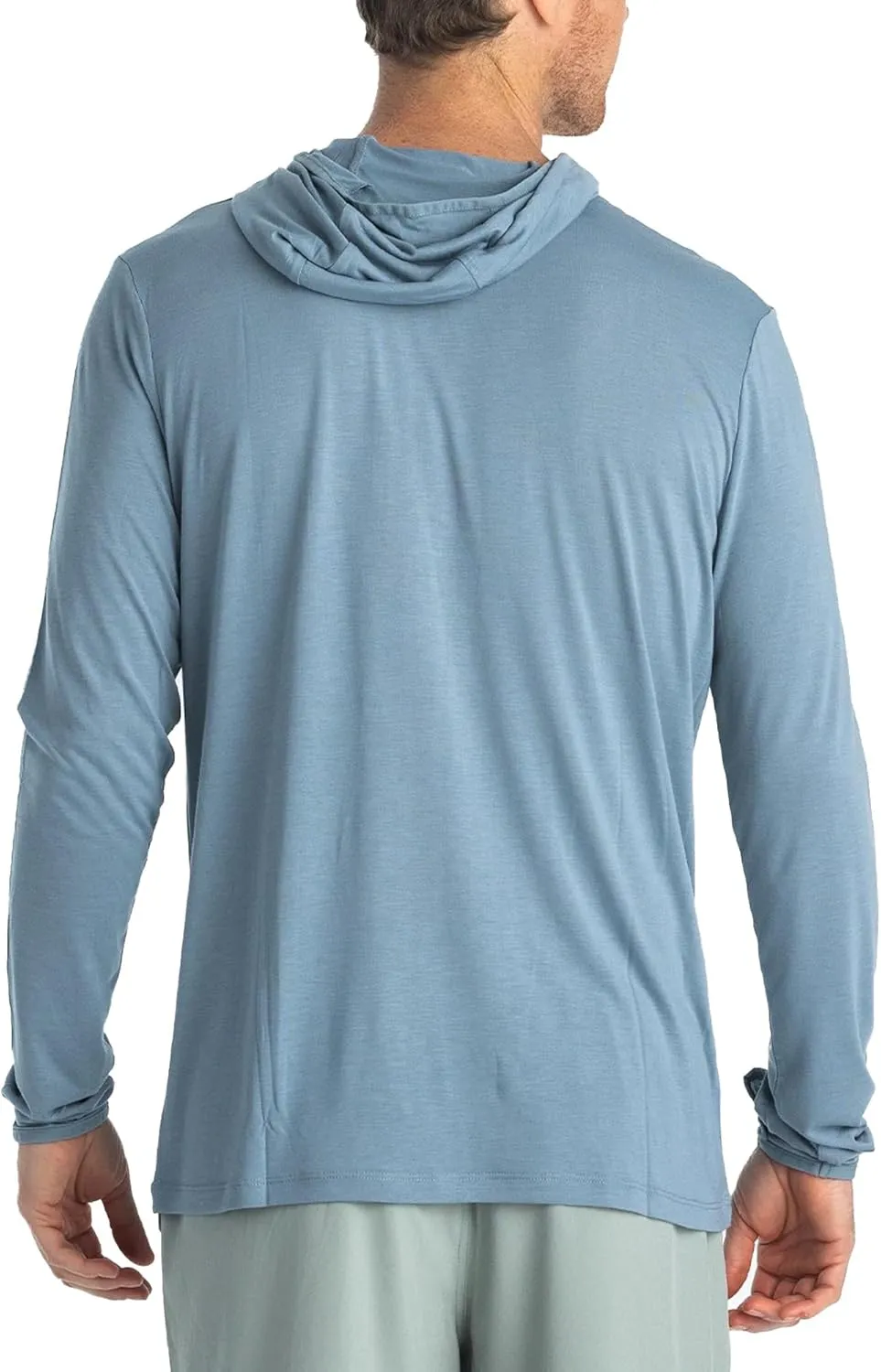 Free Fly Men's Lightweight Hoodie - UPF 20  Sun Protection Moisture Wicking, Breathable Bamboo Viscose Outdoor Shirt for Men