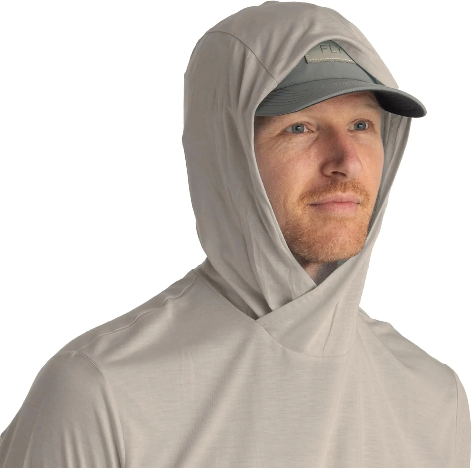 Free Fly Men's Lightweight Hoodie - UPF 20  Sun Protection Moisture Wicking, Breathable Bamboo Viscose Outdoor Shirt for Men