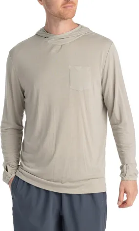 Free Fly Men's Lightweight Hoodie - UPF 20  Sun Protection Moisture Wicking, Breathable Bamboo Viscose Outdoor Shirt for Men
