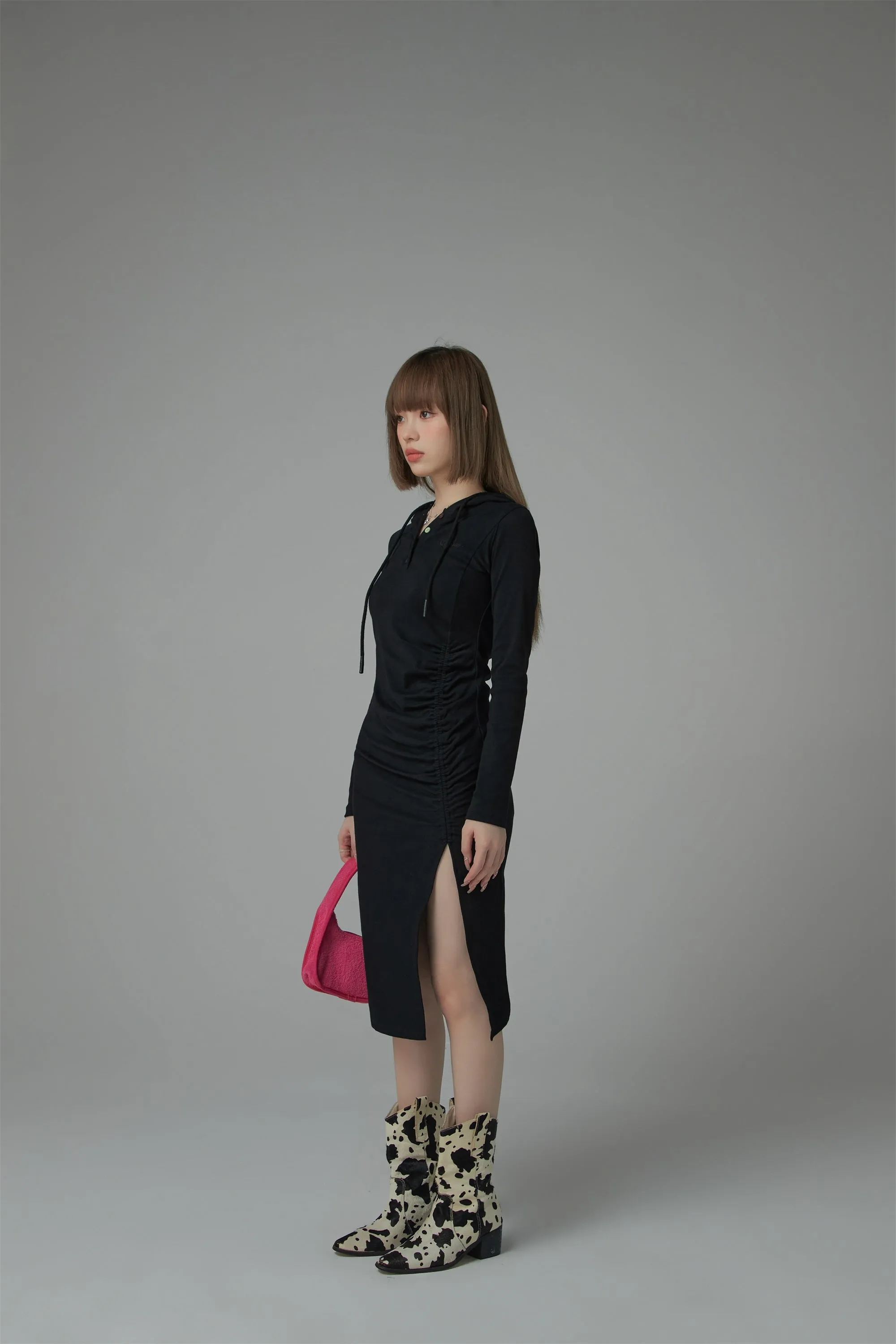 Hooded Split Dress