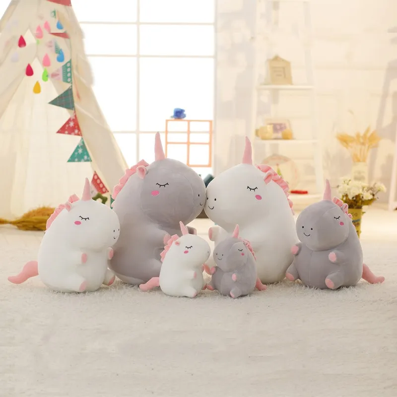 Kawaii Chubby Unicorn Plush