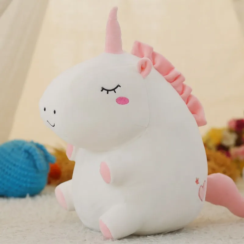 Kawaii Chubby Unicorn Plush