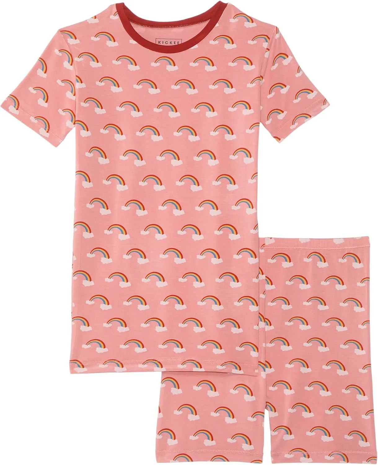 KicKee Pants Baby Girls' Print Sleeve Pajama Set with Shorts (Toddler/Little Big Kids)