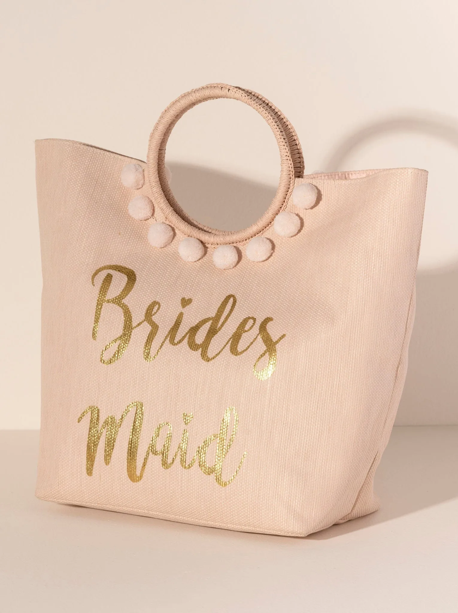 Mia Bridesmaid Bridal Tote | Blush