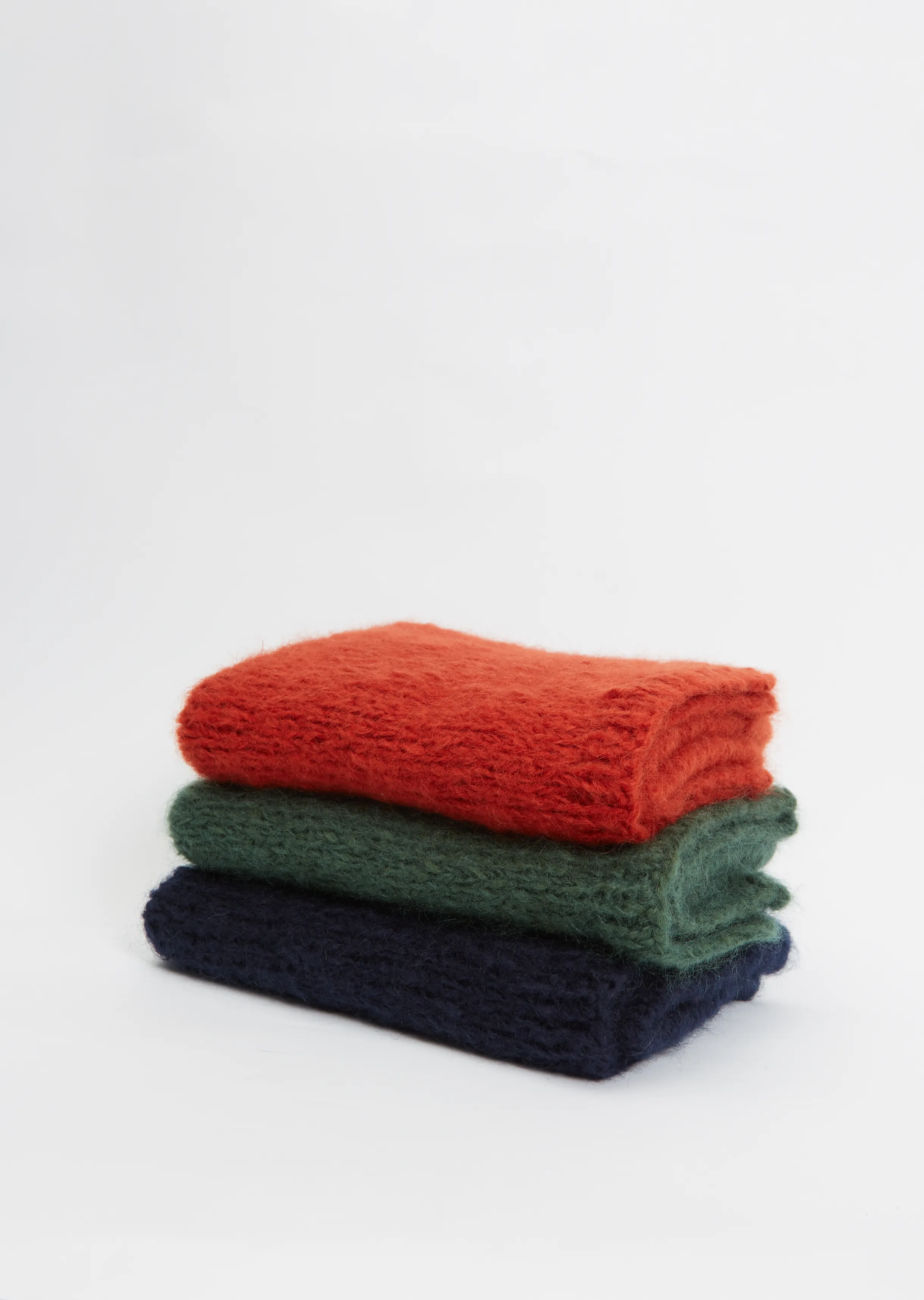 Mohair Scarf — Green