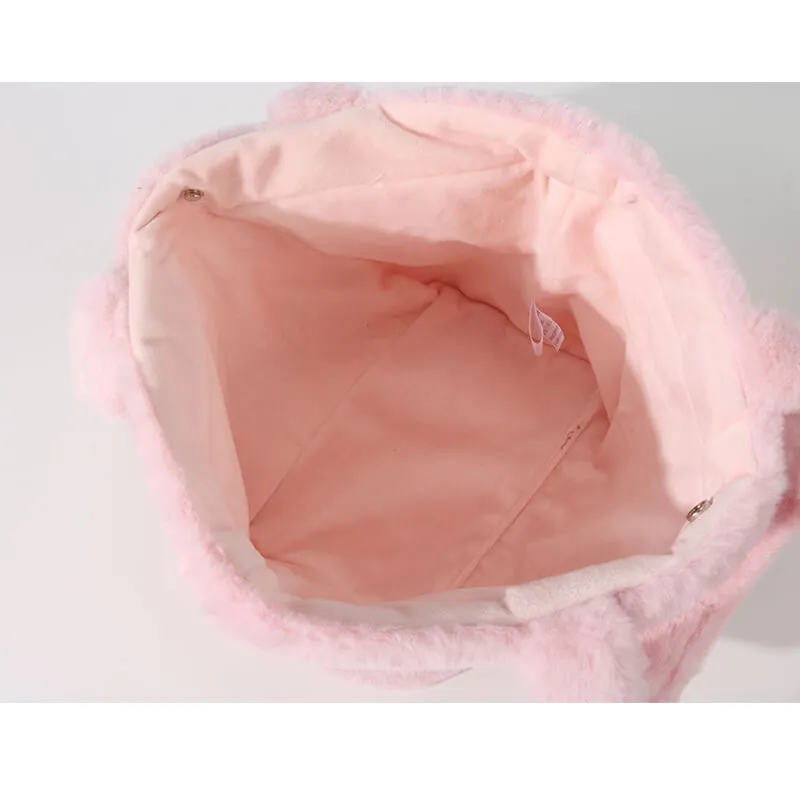 Sanrio 3D Face Plush Tote