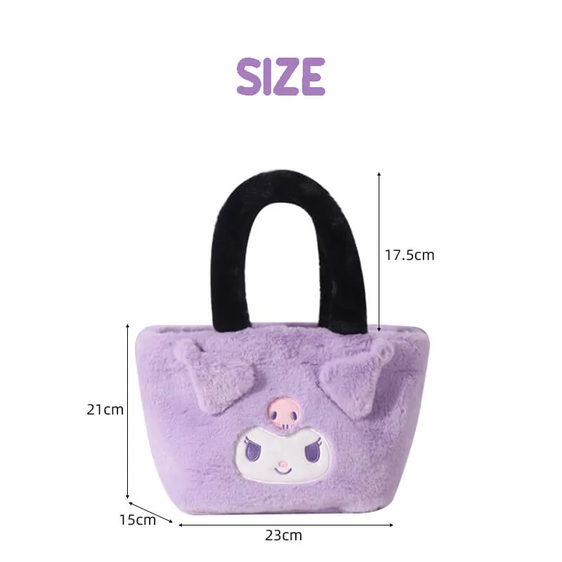 Sanrio 3D Face Plush Tote