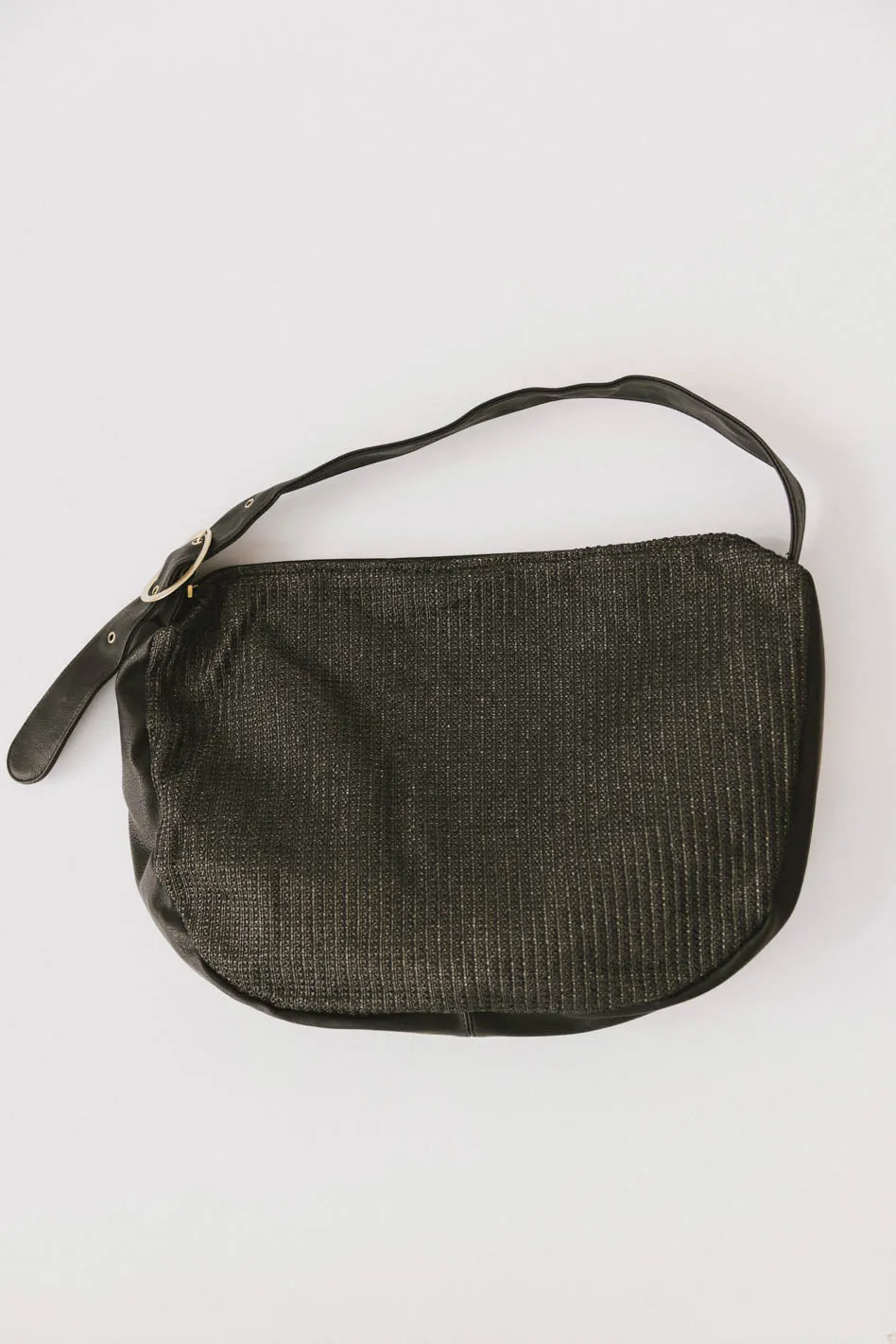 Toulouse Woven Tote in Black