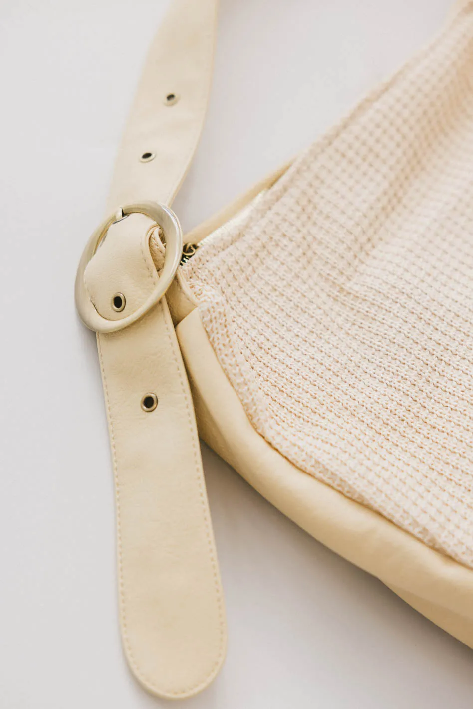 Toulouse Woven Tote in Ivory