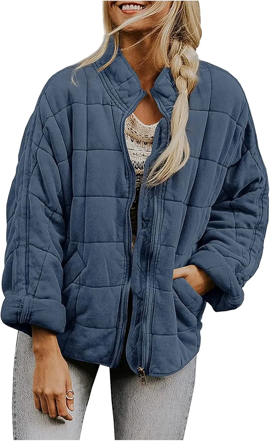 Womens Hooded Thickened Long Down Jacket Jacket Pocket Cotton Loose Jacket Heavyweight Long Length Puffer Parka