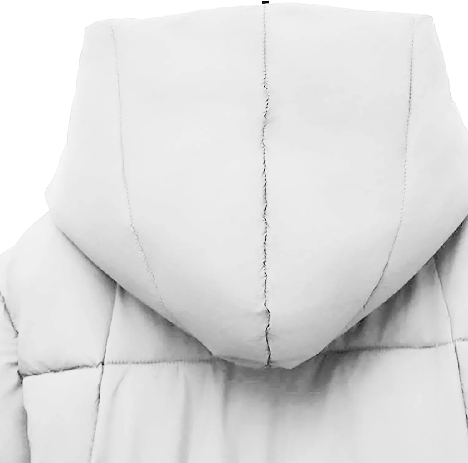Women's Winter Down Jacket Long Quilted Puffer Coat Warm Zipper Hooded Slim Fit Outerwear Winter Long Coat Jacket